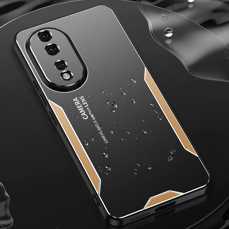 For Honor 80 5G Case Aluminium Alloy+PC+TPU Shock Absorption Phone Cover For Honor 80 5G Case Aluminium Alloy+PC+TPU Shock Absorption Phone Cover